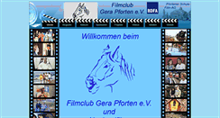 Desktop Screenshot of filmclub-gera.de